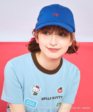 OP／FILA 【Ocean Pacific×ハローキティ】ワンポイントキャップ ブルー