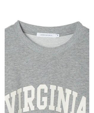 AMERICAN HOLIC ミニ裏毛ロゴスウェット2 Light Gray Mixture
