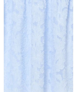 Te chichi 【宮本茉由着用】カットジャガードチュニックブラウス サックスブルー