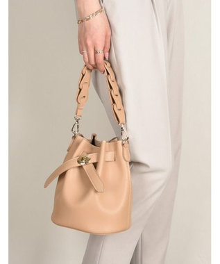 LA BAGAGERIE 【MONICA】編み込みハンドル2WAYバッグ