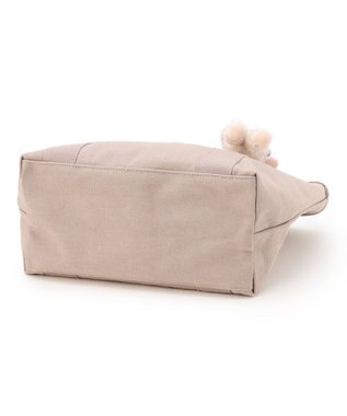 TOCCA 【ぬいぐるみチャーム付き】TOCCA AMICO CANVAS TOTE キャンバストート ベージュ系