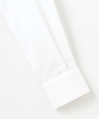 J.PRESS LADIES S 【リクルート対応】ホワイトブロード シャツカラーブラウス ホワイト系