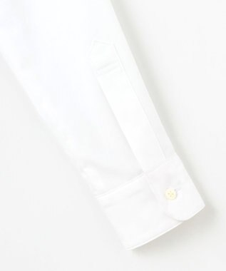 J.PRESS LADIES S 【リクルート対応】ホワイトブロード シャツカラーブラウス ホワイト系