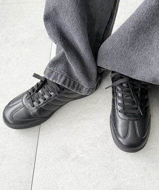 WEGO 2ラインローカットスニーカー ブラック