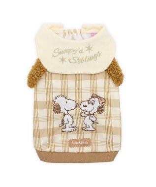 PET PARADISE スヌーピー  シブリングス トレーナー 《ブラウン》 小型犬 ライトブラウン