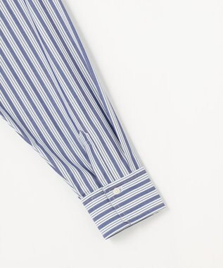 ANY L ＡＮＹオーバーサイズシャツ ブルーストライプ