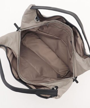 Y'SACCS シワナイロン2WAYトートバッグ Mサイズ グレー