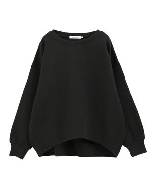 AMERICAN HOLIC 【WEB限定】袖タックコクーンポンチプルオーバー Black