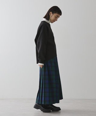 AMERICAN HOLIC 【WEB限定】袖タックコクーンポンチプルオーバー Black