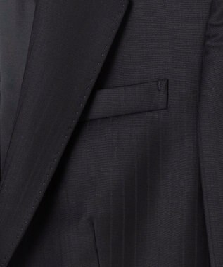 23区 【セットアップ対応】ファインネスウール 一つ釦 ジャケット ネイビーストライプ