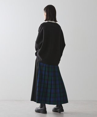 AMERICAN HOLIC 【WEB限定】袖タックコクーンポンチプルオーバー Black