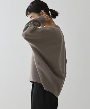 AMERICAN HOLIC 【WEB限定】袖タックコクーンポンチプルオーバー Mocha