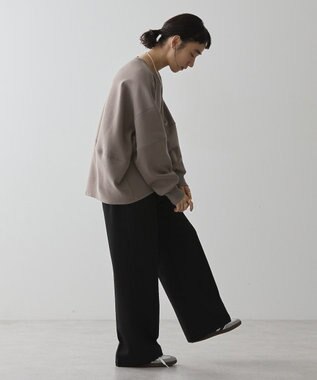 AMERICAN HOLIC 【WEB限定】袖タックコクーンポンチプルオーバー Mocha