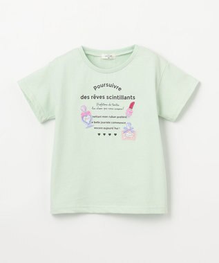 ANY KIDS ひんやりクール ロゴTシャツ ミント