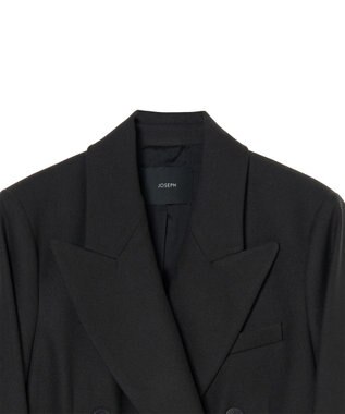 JOSEPH フランネルストレッチ　ジャケット Dark smoke