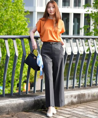 ANY SIS L エアリーストレッチ ワイドパンツ
