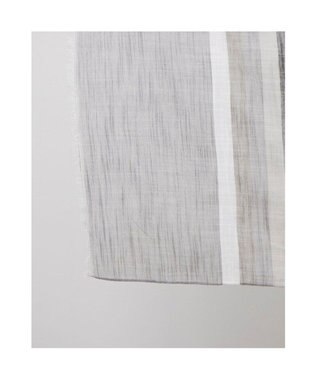 UNBILLION カシュネ cache nez / 綿混ボーダーストール ブラック