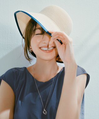  【洗える】リボンブレード ハット