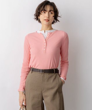 23区 シアーリブ レイヤード ロンTEE