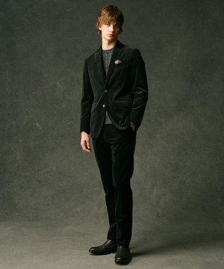 JOSEPH ABBOUD 【キングサイズ・オリジナルオーガニックコットン使用/サスティナブル】JOE COTTONケーブル クルーネックセーター グレー系