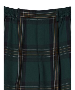 CRAFT STANDARD BOUTIQUE センタープレスチェックパンツ Check Green