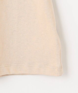 ANY KIDS 車プリント 半袖Tシャツ ベージュ（消防車）