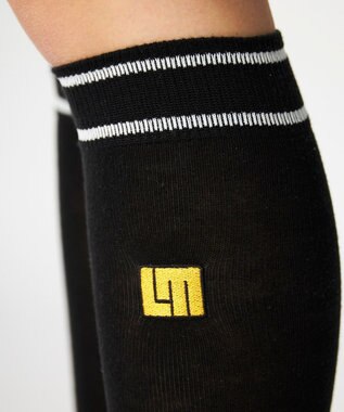 FILA GOLF／marie claire 【LOUDMOUTH】バイカラーハイソックス Black