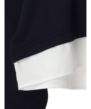 Green Parks ・ＥＬＥＮＣＡＲＥ　ＤＵＥレイヤードウラケプルオーバー Navy