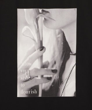 YECCA VECCA 【UVカット】フォトプリントTee Black