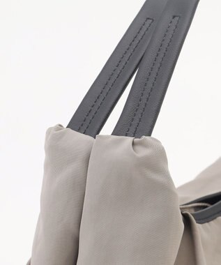 Y'SACCS シワナイロン2WAYトートバッグ Mサイズ グレー