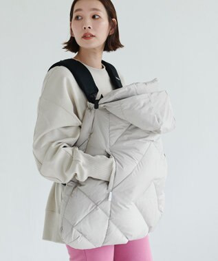 KWD 【簡易ギフト包装・日本製】BABY DOWN CAPE グリーンダウン ベビーダウンケープ