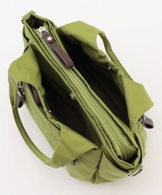 LA BAGAGERIE 【MONICA】ラウンド2WAYミニトートバッグ グリーン