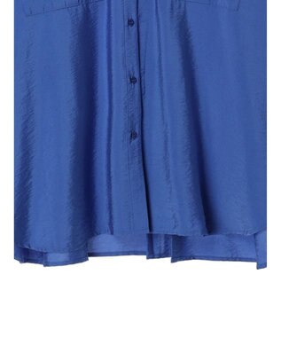 AMERICAN HOLIC 接触冷感Ｗポケットシャツチュニック Blue