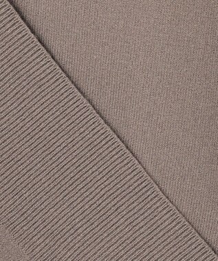 23区 ヴィスコースストレッチ パフスリーブ 半袖 ニット モカ