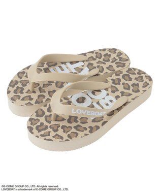 Green Parks ■ＬＯＶＥＢＯＡＴ　レオパードビーチサンダル Leopard