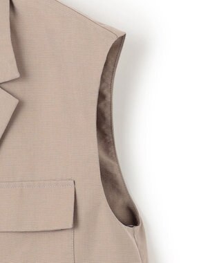 ICB L 【一部カラーのみ接触冷感・洗える】UnleashLite ジレ クリームブラウン系