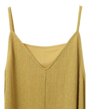 Green Parks BEST PRICE 表面感カットキャミワンピース Yellow