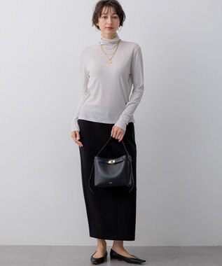 23区 コットンダンボール スカート ブラック系