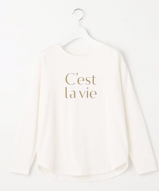 Feroux ロゴロング Tシャツ キャメル系