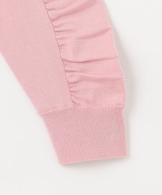 組曲 ハートボタン ニットプルオーバー ピンク系