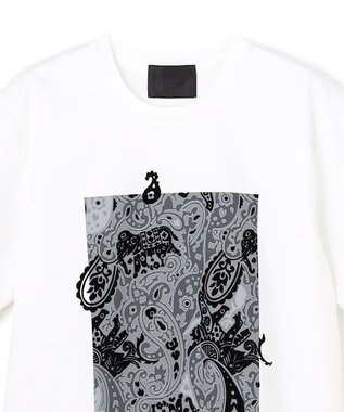 JOSEPH HOMME 【HIGH GRADE LINE】オリエンタルプリント　クルーネックTシャツ ホワイト系