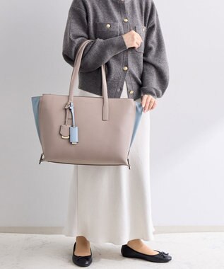 ACE BAGS & LUGGAGE Jewelna Rose OLバッグ・セレム  横型トートバッグ A4サイズ 16189 ジュエルナローズ cs グレージュ