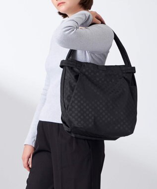 Y'SACCS 【大人のおしゃれ手帖10月号掲載】市川実和子×Y'SACCS　ドット2WAYリュック ブラック