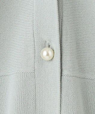 ANY SIS 【洗える】パール調ポイント カーディガン ミント