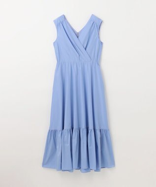 GRACE CONTINENTAL ライトタフタドレス ブルー