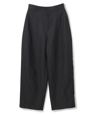 UNFILO カーブワイドパンツ ブラック