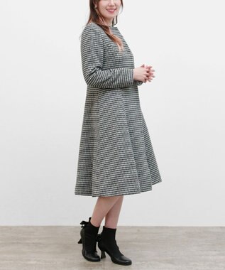 TOCCA 【消臭】RHYTHMIC PACE 千鳥柄コート ブラック系