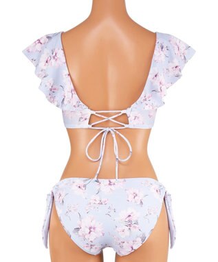 San-ai Resort（三愛水着楽園） 【SALE】軽い着け心地でしっかり盛れる【楽盛り水着】　ワイヤービキニ　7S・9M・11L【San-ai Resort（サンアイリゾート）】 ブルー