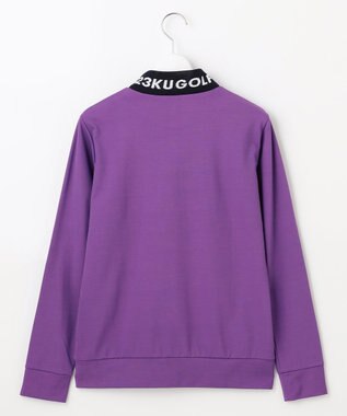 23区GOLF 【WOMEN】【吸水速乾/UVカット】スポーティ モックネックシャツ パープル系