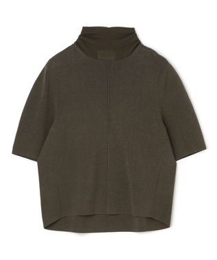 BEIGE， LAURA / ドライタッチ ストレッチショートスリーブニット Khaki